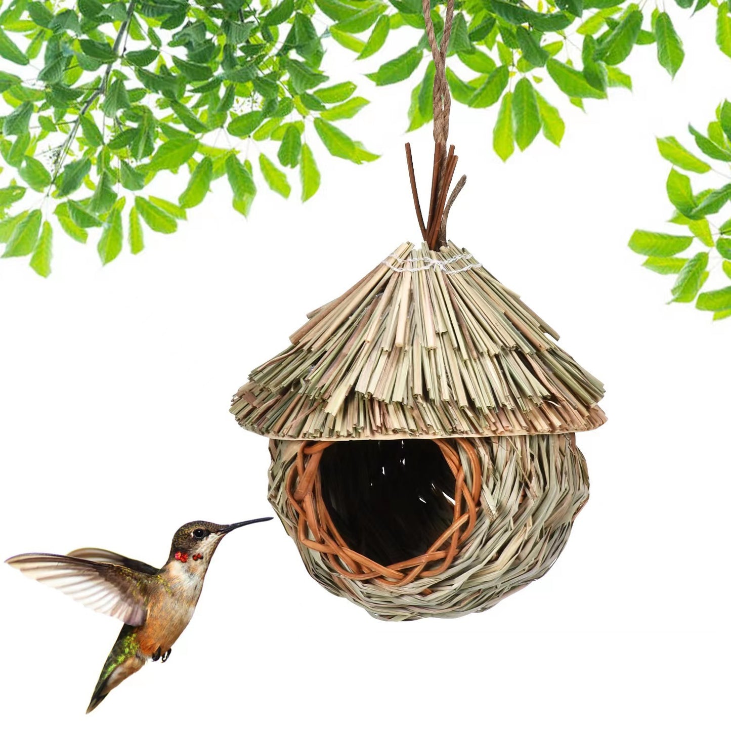 Creative Hanging Straw Bird Nest