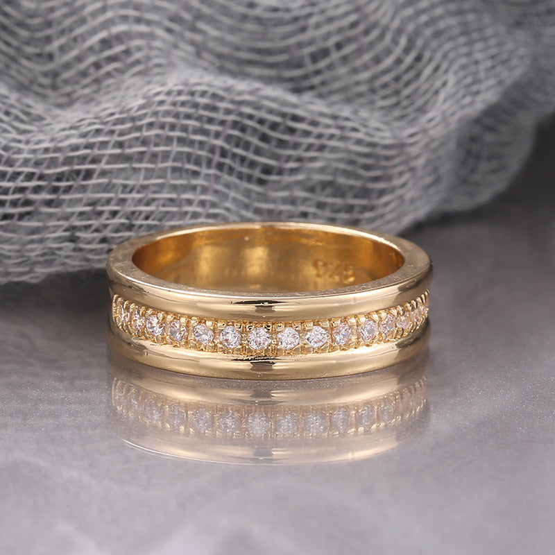Gold and Silver Rhinestone Ring