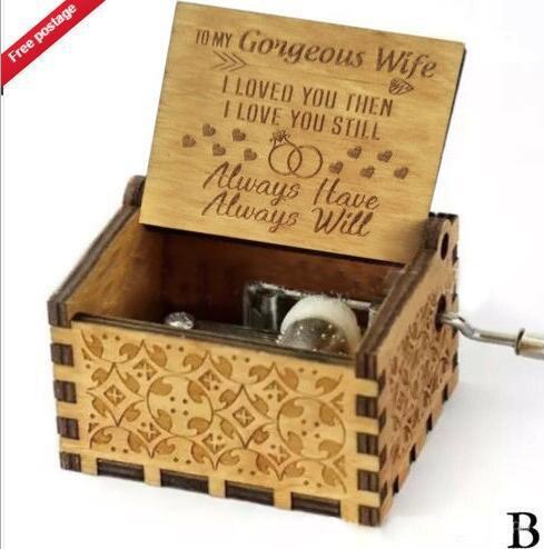 Music boxes with different music great gift.