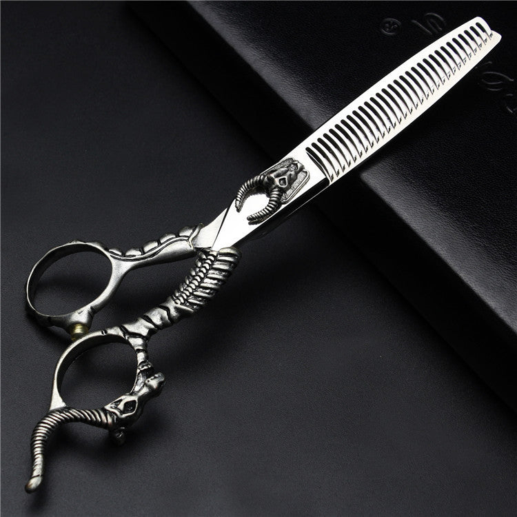 Professional Hair Cutting Shears – 6″ Flat & Thinning Salon Scissors