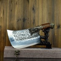 Bone Chopping Hand-forged Kitchen Knife Dual-use Knife Ghost Hand Made