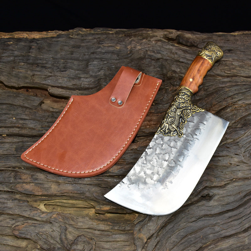 Bone Chopping Hand-forged Kitchen Knife Dual-use Knife Ghost Hand Made