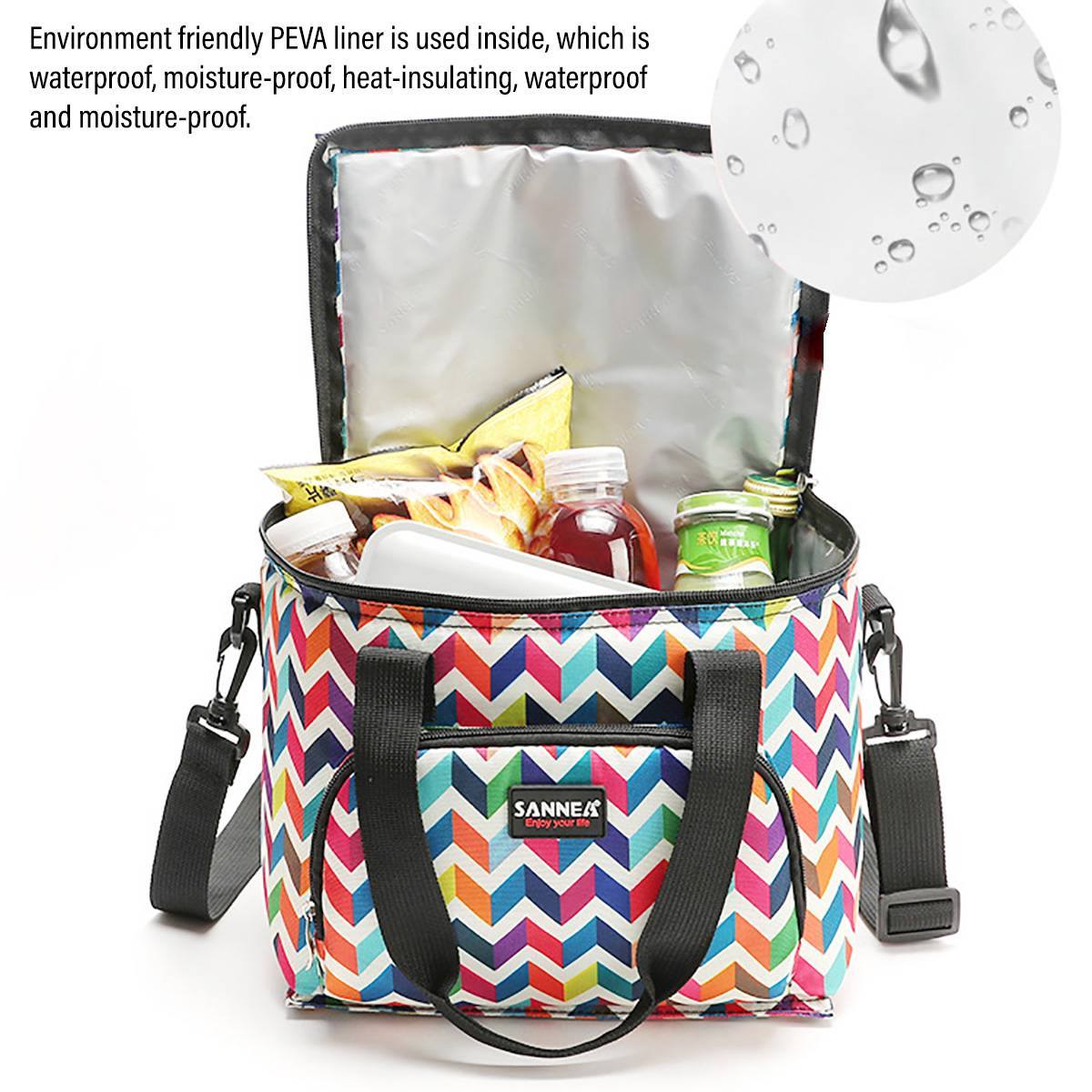 Insulated Lunch Bag – Thickened Thermal Lunch Box Tote, Durable & Portable for Work, School, Picnic”