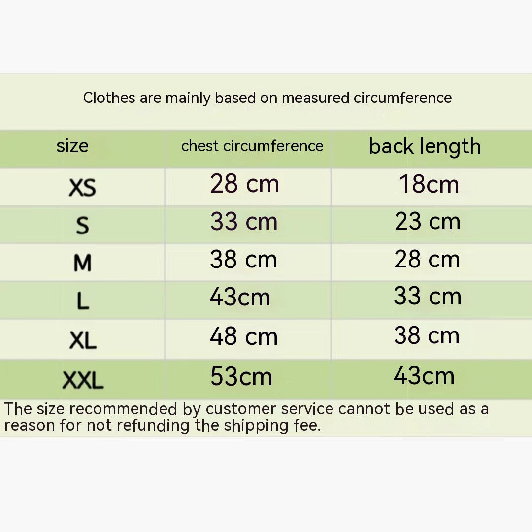 Insulated Pet Vest for Schnauzers, Bichons, Teddies, and Shiba