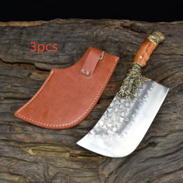 Bone Chopping Hand-forged Kitchen Knife Dual-use Knife Ghost Hand Made