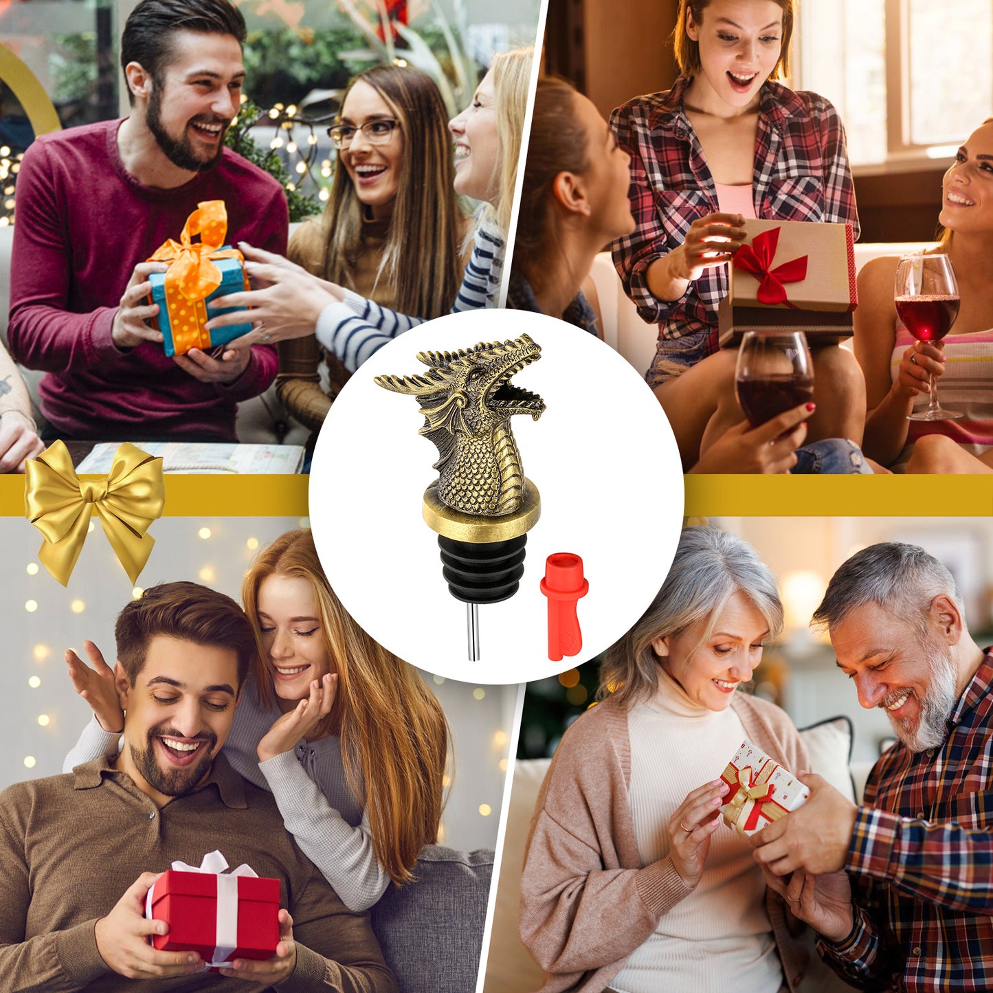 Faucet Wine & Bottle Stopper Dispenser