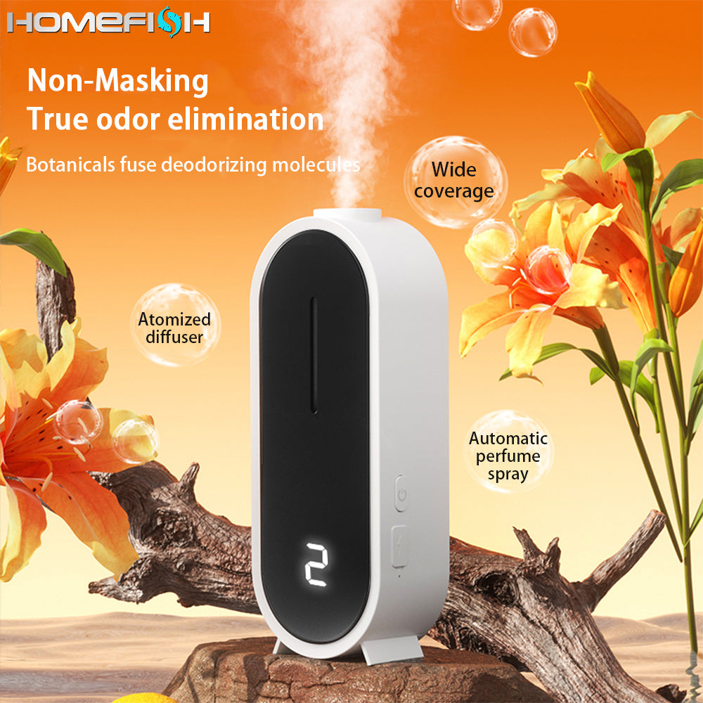 Fully Automatic Aromatherapy & Fragrance Machine – Wall-Mounted or Desktop Odor Removal for Home & Hotel