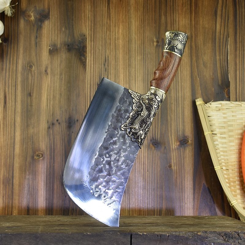 Bone Chopping Hand-forged Kitchen Knife Dual-use Knife Ghost Hand Made