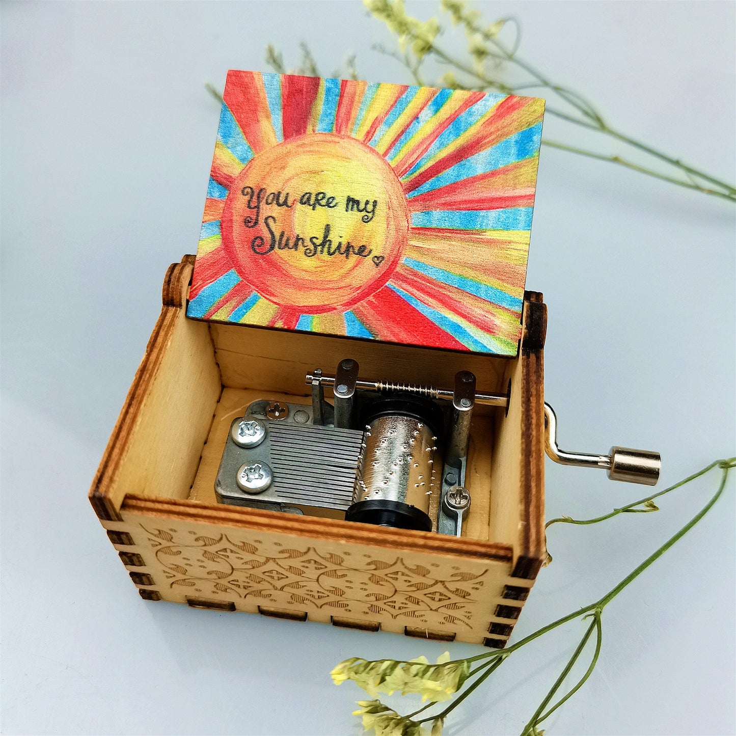 Music boxes with different music great gift.