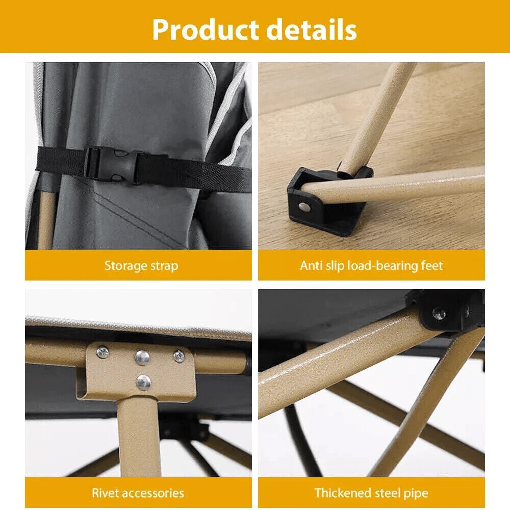 Portable Heavy Duty Guest Bed – Ideal for Camping & Travel"