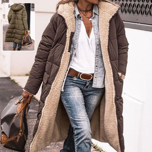 Women's Hooded Double-Sided Long Coat
