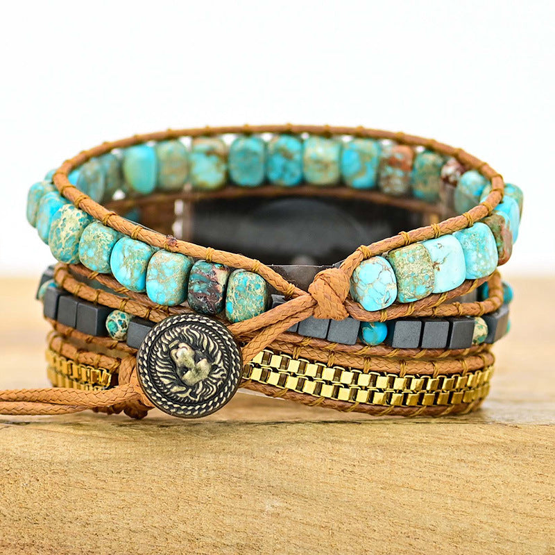 Turquoise Bead Watch band