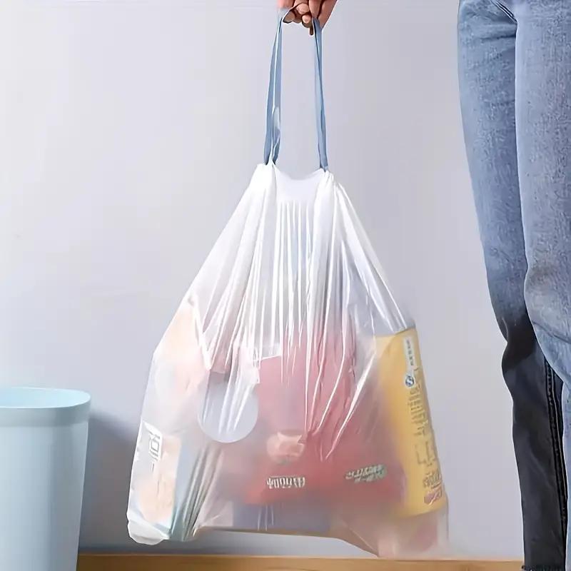 150pcs Extra Thick Leakproof Drawstring Garbage Bags Odorless Large Capacity Suitable For Kitchen