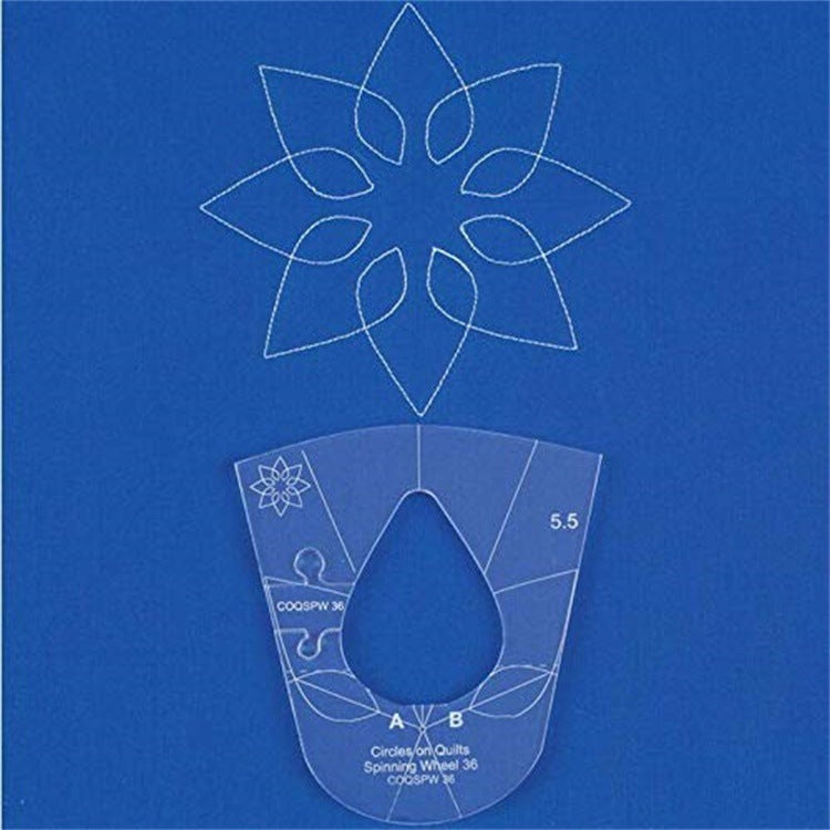 Sewing machine marking scale