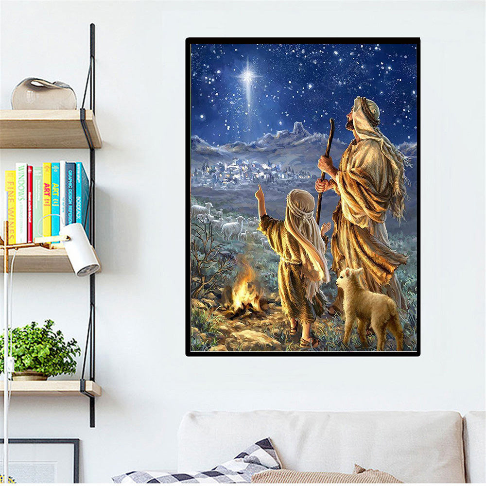 Diamond Portrait Star Mosaic Craft