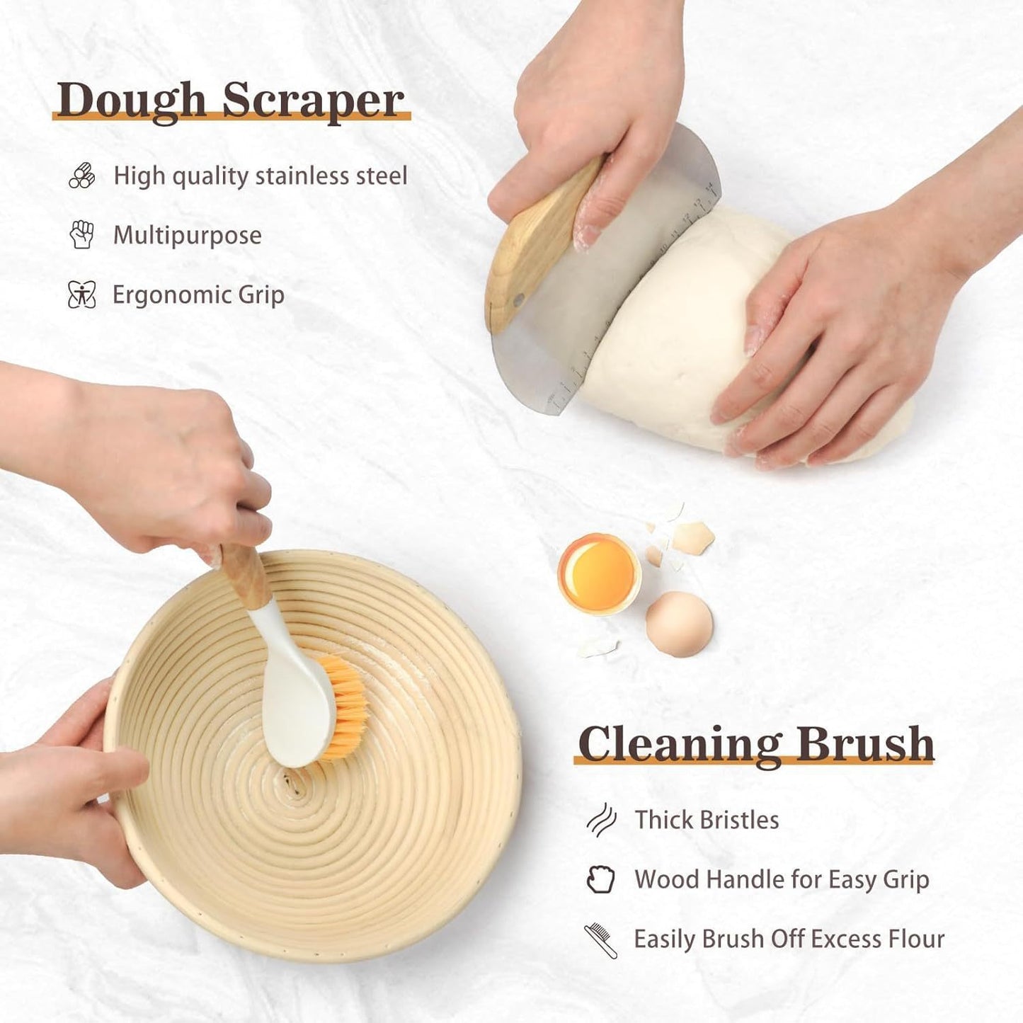 Bread Making Supplies Kit – Full Baking Tool Set for Beginners & Pros