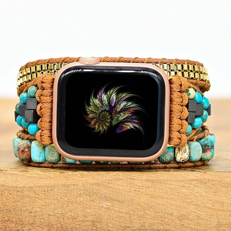 Turquoise Bead Watch band