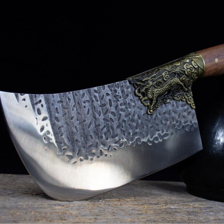 Bone Chopping Hand-forged Kitchen Knife Dual-use Knife Ghost Hand Made