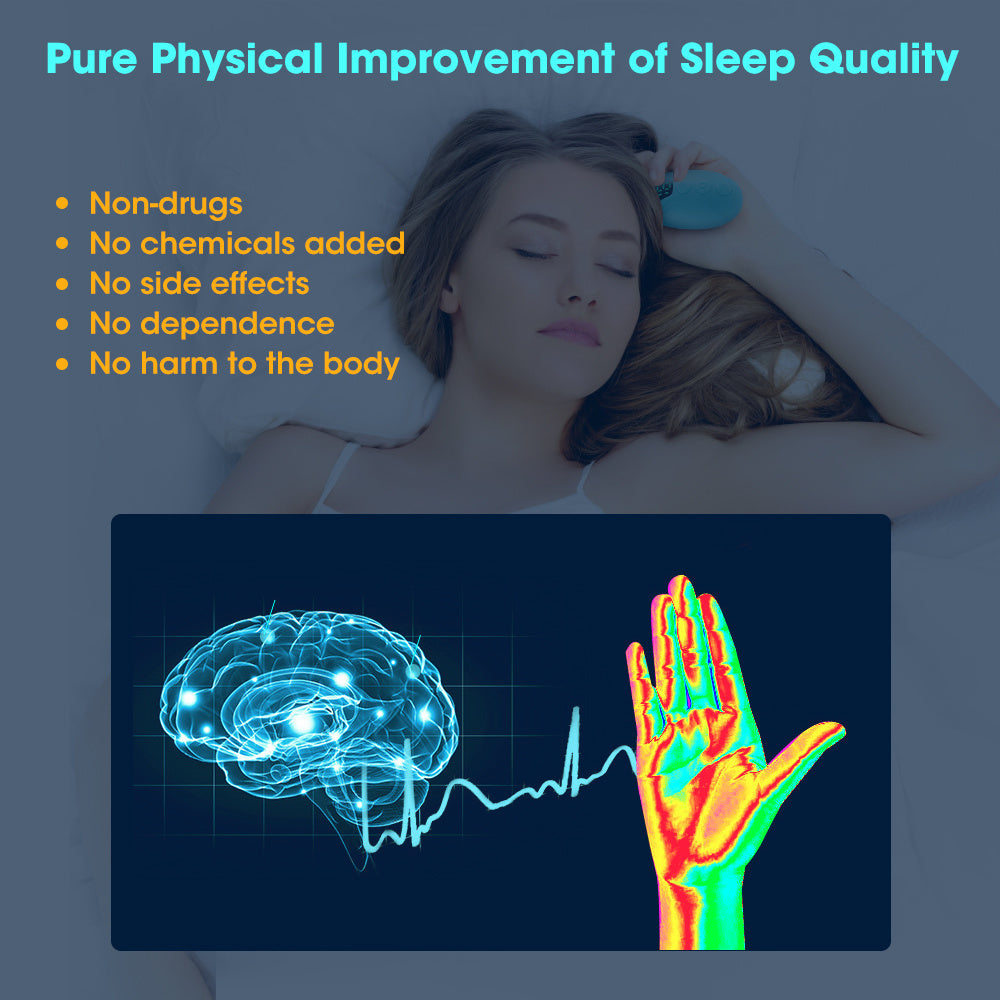 Sleep Aid Handheld Micro-Current Therapy Device – Relieve Anxiety, Stress & Insomnia for Better Sleep