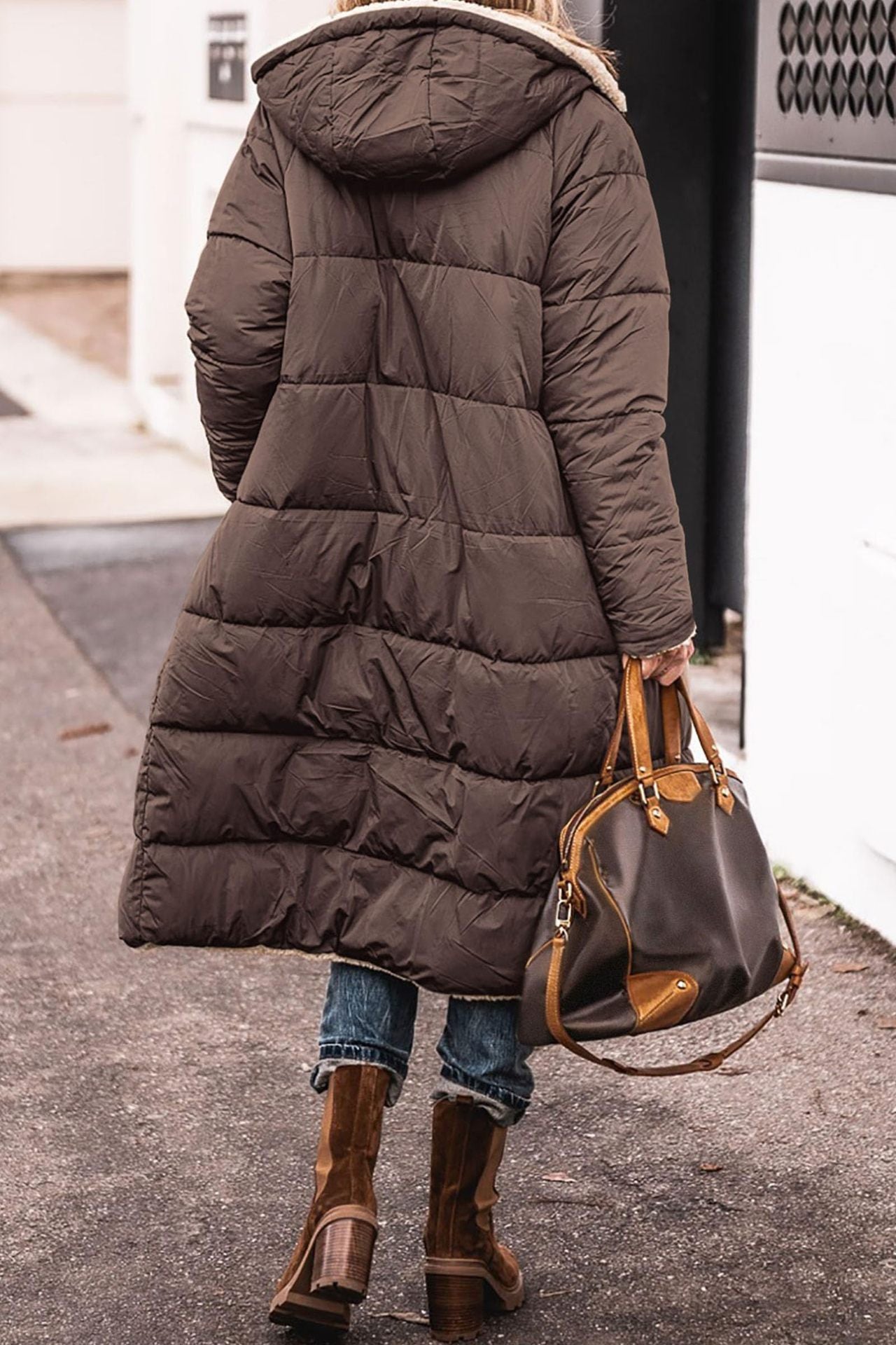 Women's Hooded Double-Sided Long Coat