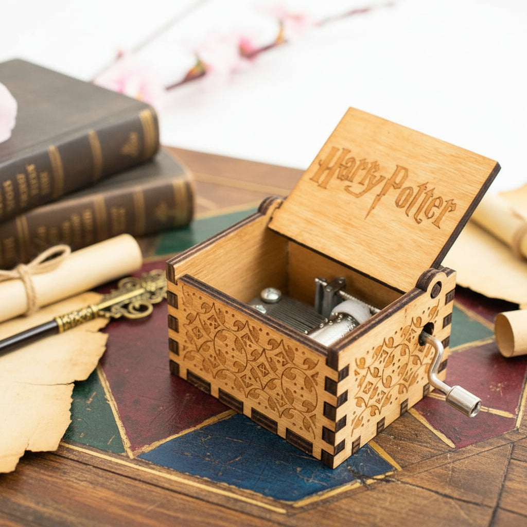 Music boxes with different music great gift.