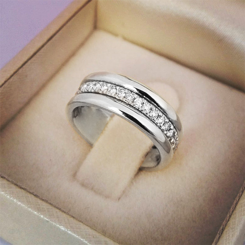 Gold and Silver Rhinestone Ring