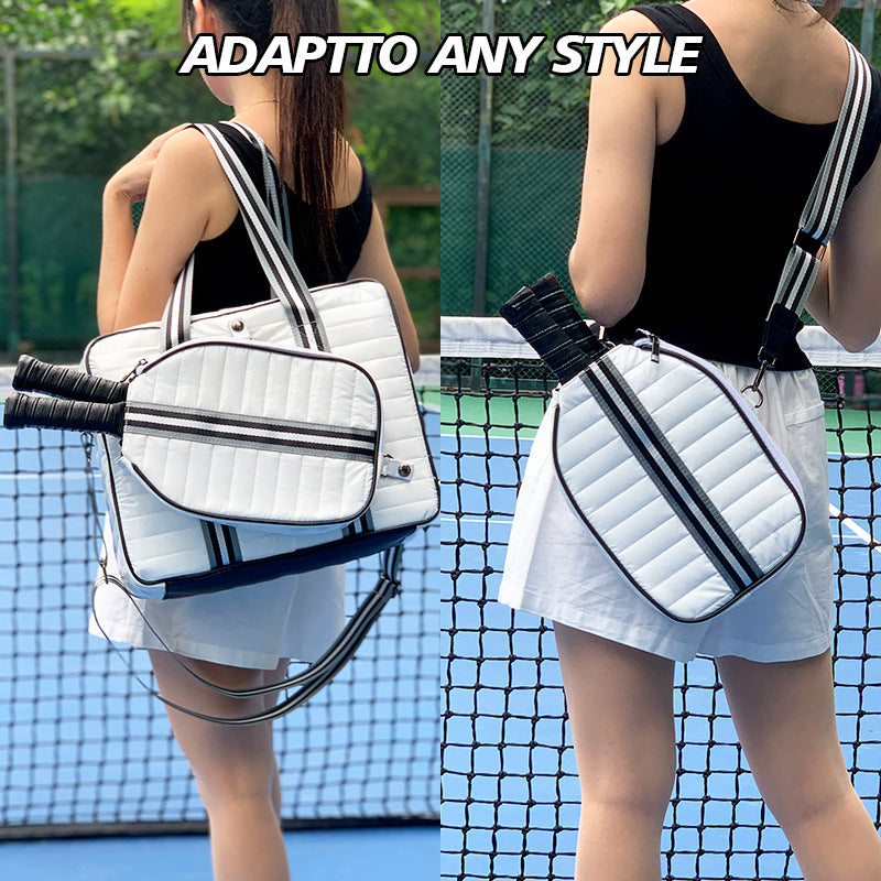 Designer Tennis Racket Backpack, Lightweight & Stylish, With Padded Compartment