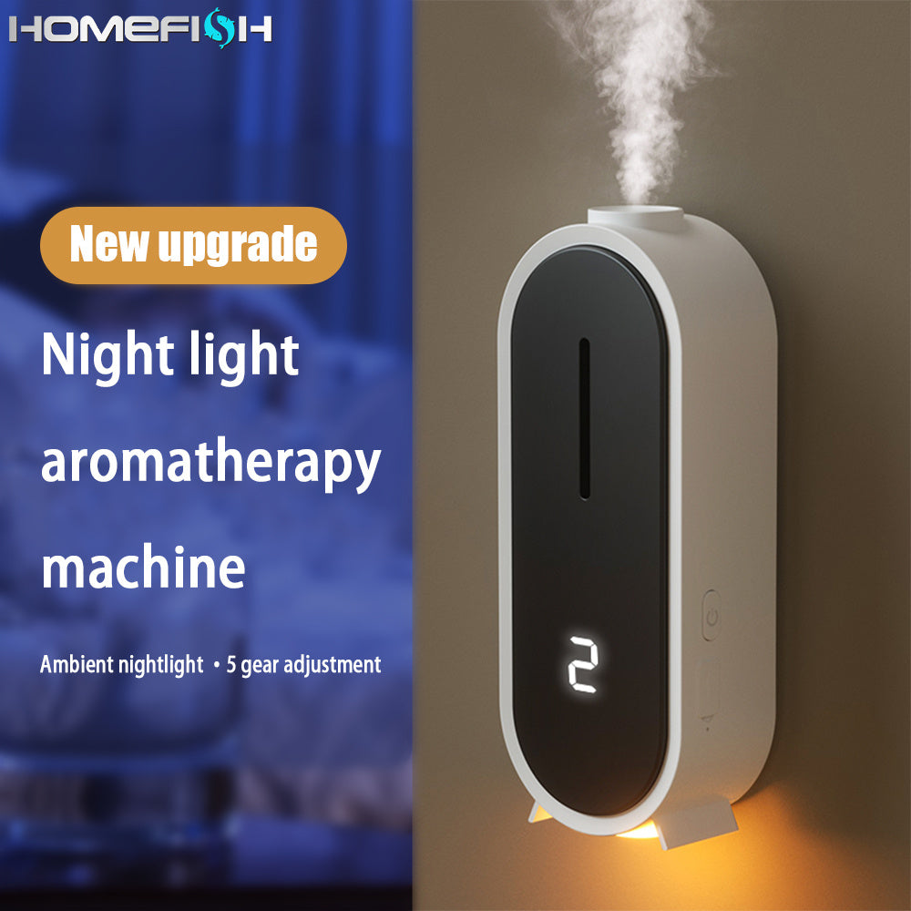 Fully Automatic Aromatherapy & Fragrance Machine – Wall-Mounted or Desktop Odor Removal for Home & Hotel