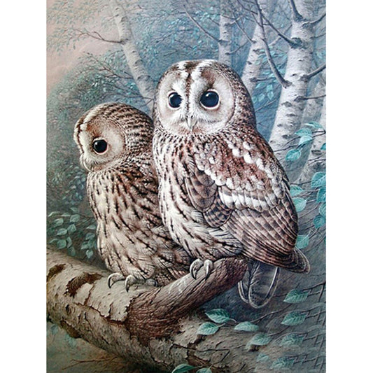 Forest Owl Embroidery Cross Stitch