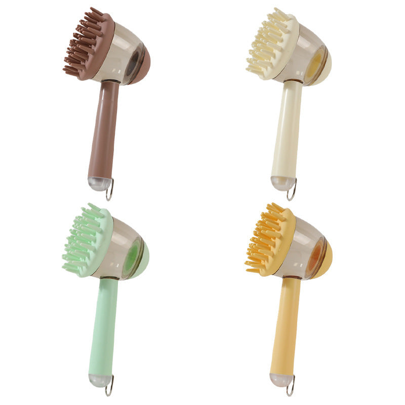 Sheila Merchandise 3 in 1 bath brush for dogs and cats in multiple colors all-in-one pet grooming brush