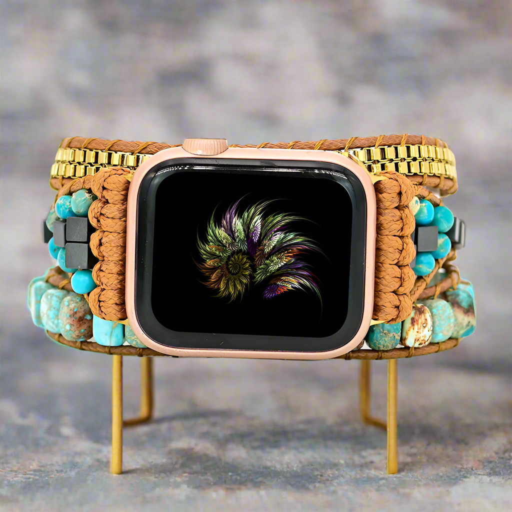 Turquoise Bead Watch band