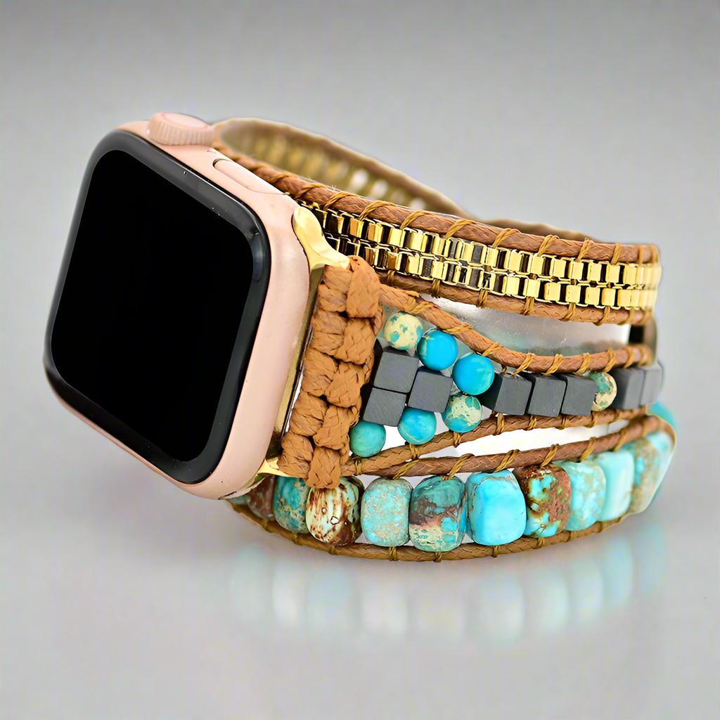 Turquoise Bead Watch band