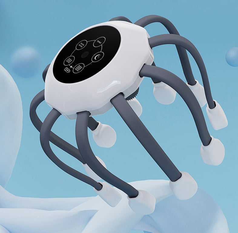 Sheila Merchandise smart electric head massager with multiple flexible arms best electric head massager for stress relief