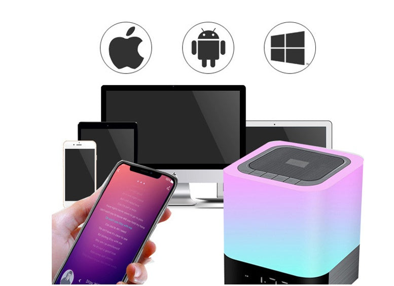 Sheila Merchandise Bluetooth speaker with multicolor light compatible with Bluetooth sound system home office devices