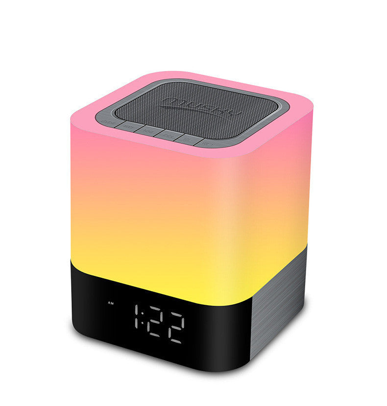 Sheila Merchandise Bluetooth speaker with digital clock and color-changing light Bluetooth sound system home office