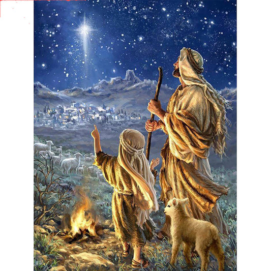 Diamond Portrait Star Mosaic Craft