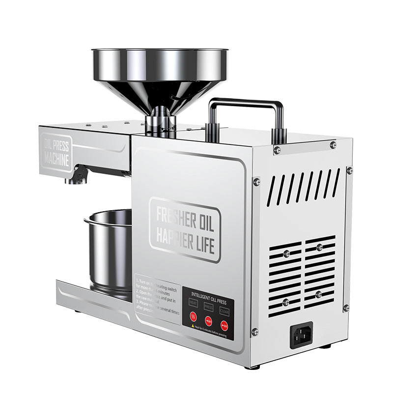 Cold-pressed oils machine for extracting fresh oil from nuts and seeds efficiently