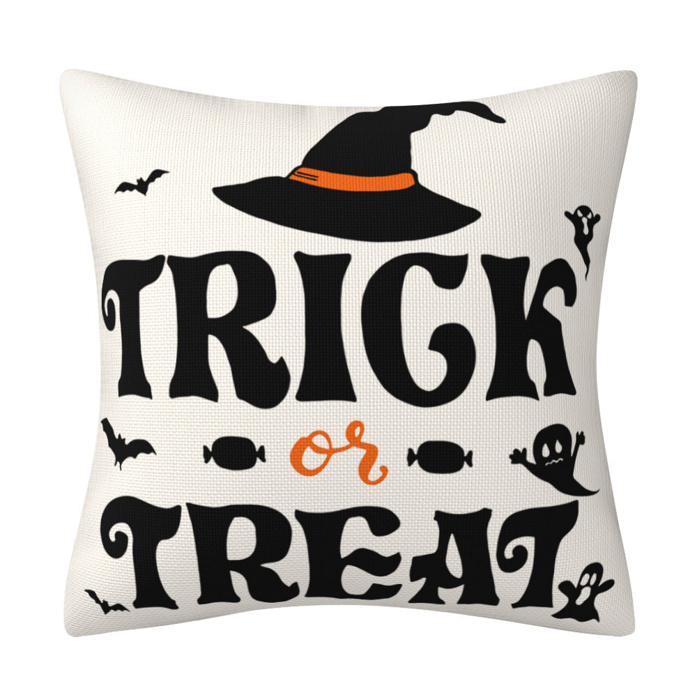 Halloween Pillow Cover Home Decoration Linen Cushion