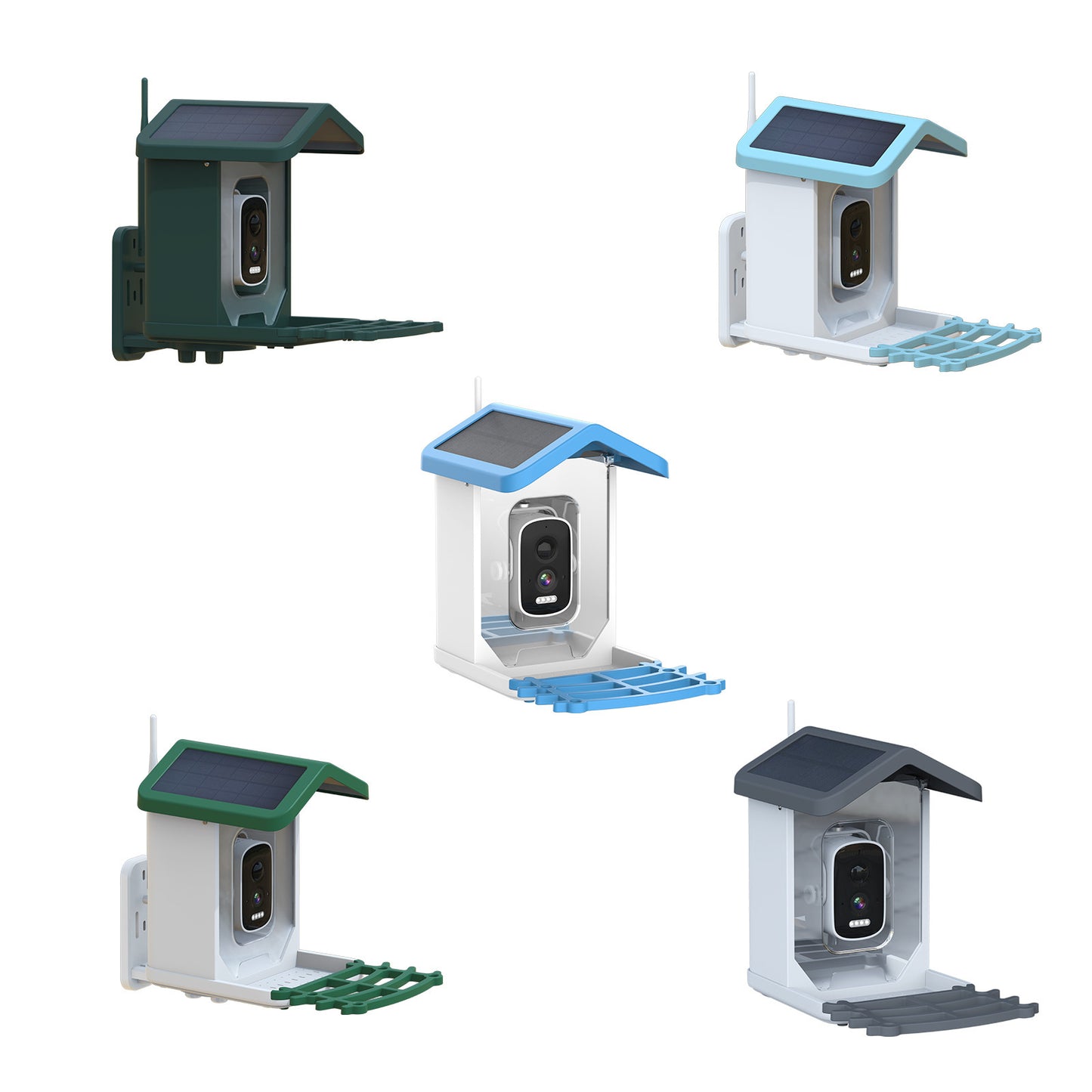 Smart Bird Feeding Recognition Solar HD Feeder