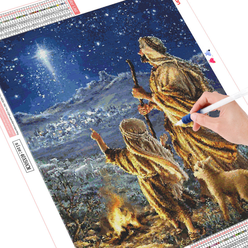 Diamond Portrait Star Mosaic Craft