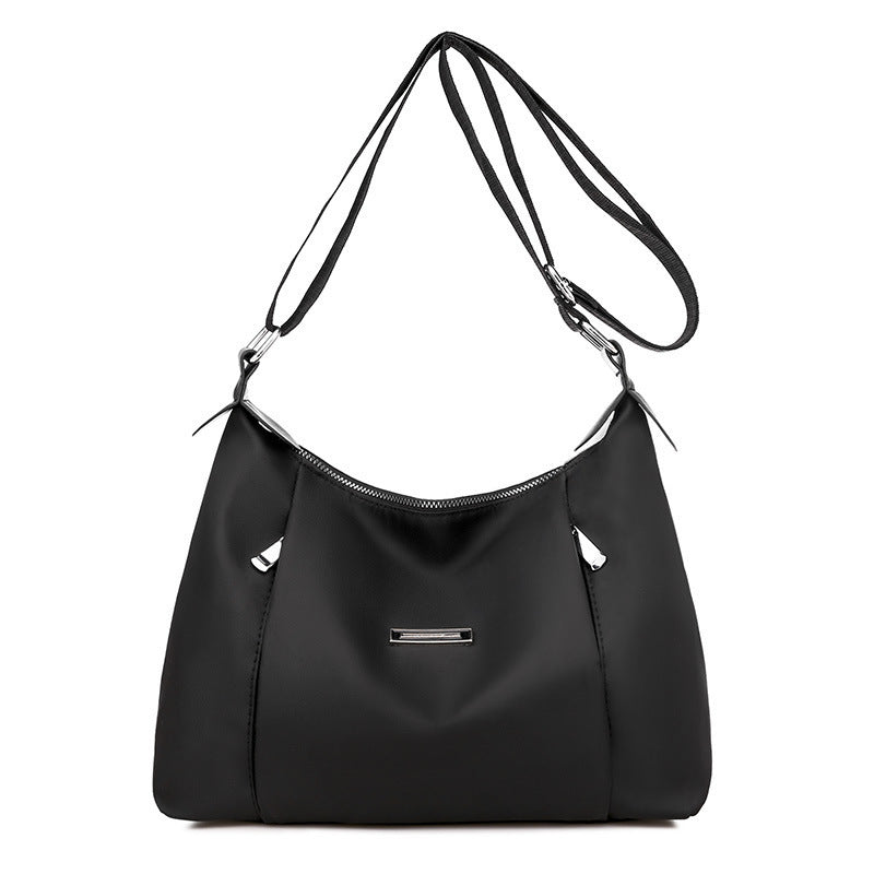 Black everyday fashion handbag for women with adjustable shoulder strap by Sheila Merchandise
