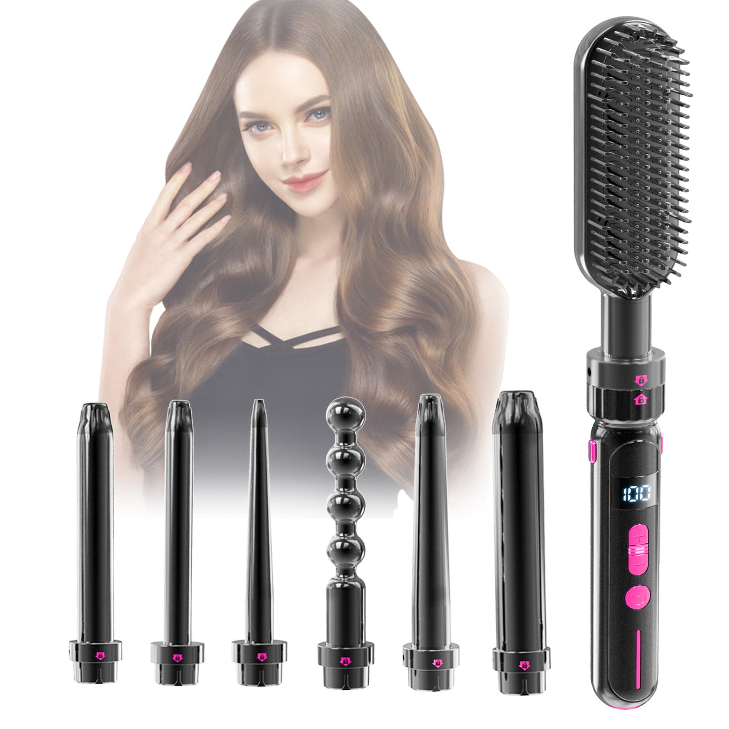 Sheila Merchandise fashionable hair styling accessory with multiple attachments for versatile hair looks