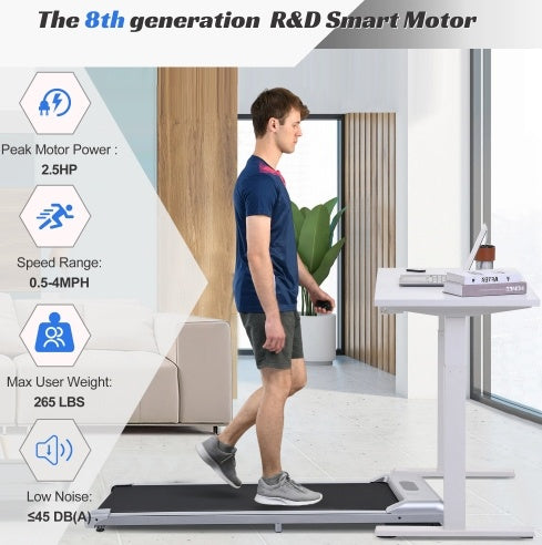 Sheila Merchandise 2 In 1 Under Desk Electric Treadmill fitness equipment for home gym with smart motor