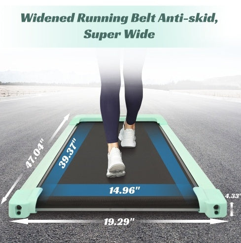 2 in 1 under desk electric treadmill from Sheila Merchandise with widened running belt fitness equipment for home gym