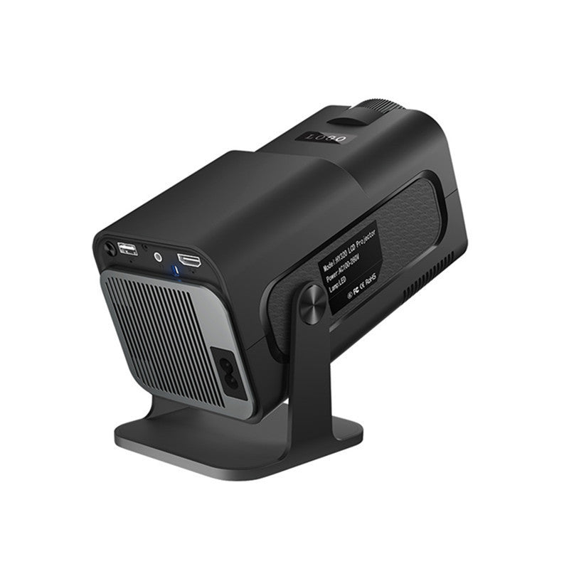 Sheila Merchandise new Bluetooth portable home cinema projector mini design in black