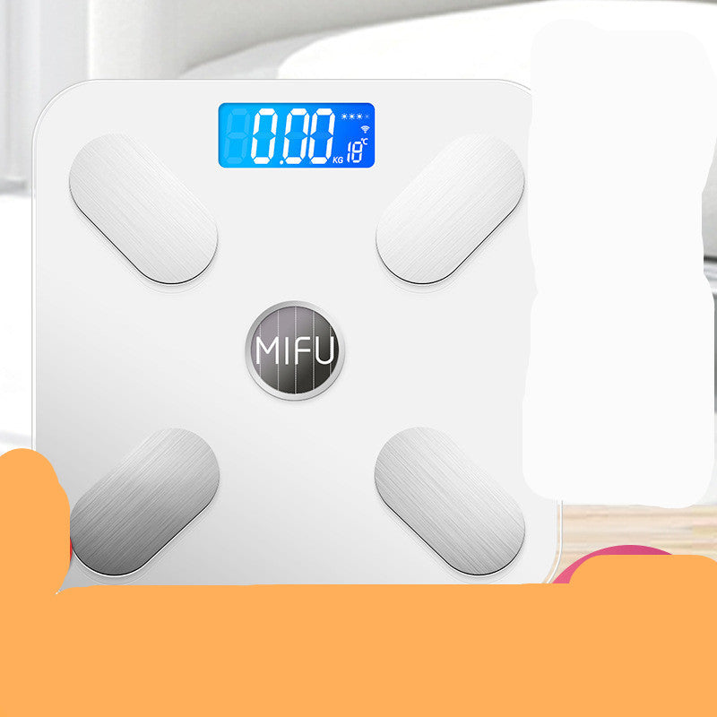 Sheila Merchandise Bluetooth smart body fat scale with digital display and metal sensors