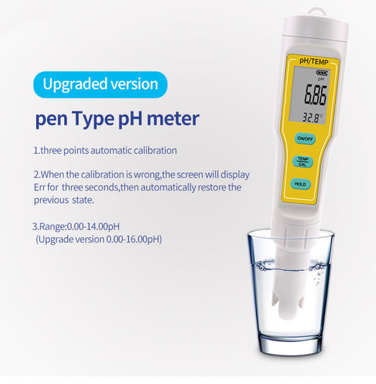Sheila Merchandise upgraded portable pH testing device pen type pH meter measuring water sample
