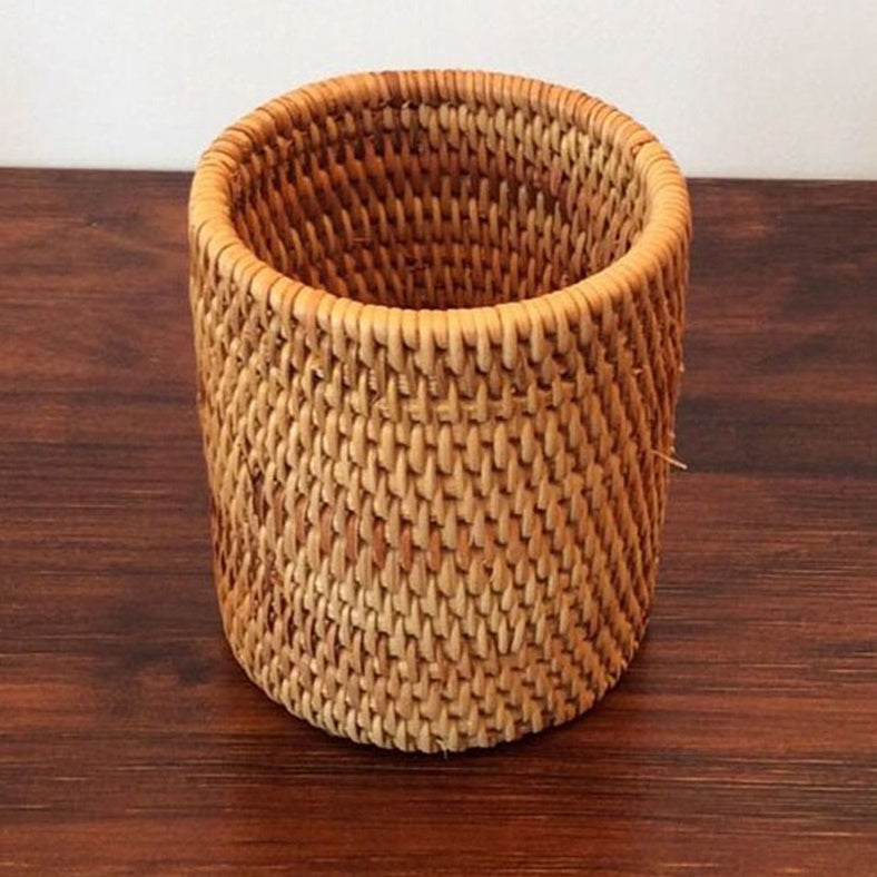 Sheila Merchandise woven storage box in natural fibers perfect as a home office storage solution