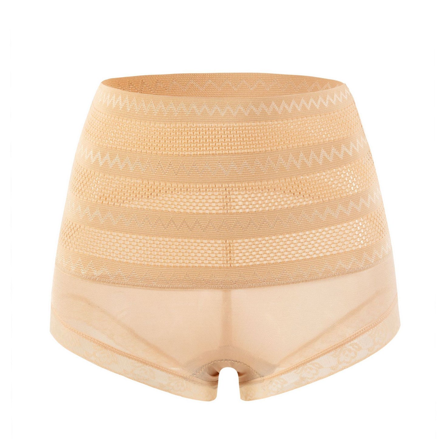 Sheila Merchandise women's seamless shaping underwear for daily wear in beige high-waist design