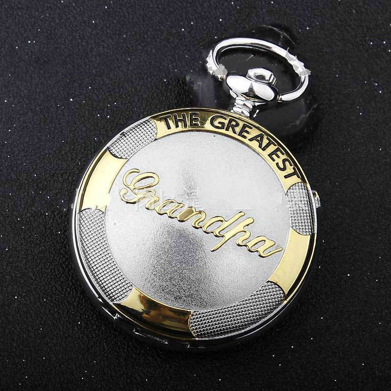 The Greatest Grandpa pocket watch by Sheila Merchandise sentimental gift for father and grandfather
